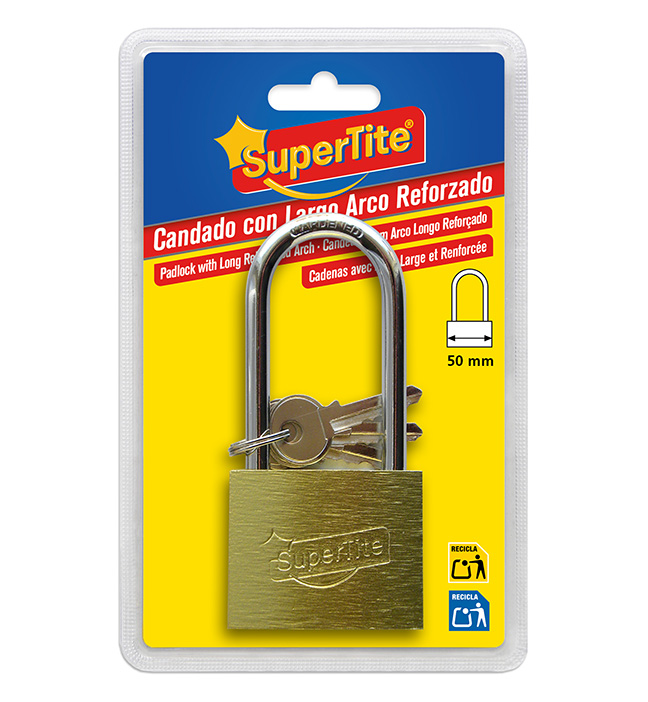 SUPERTite | Adhesivos y pegamentos |  |  | CANDADO CON COMBINACION 53X26MM